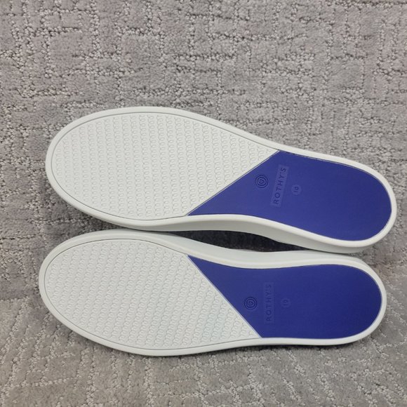 Rothy's The Sneaker Women's Size 10 Bright White Round Toe Textile Slip On Shoe - Picture 5 of 7